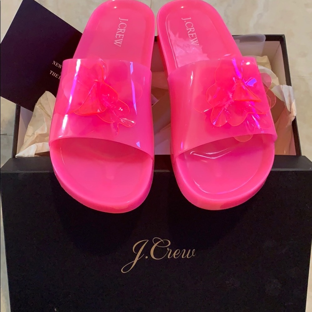 BRAND NEW J. CREW SLIDES